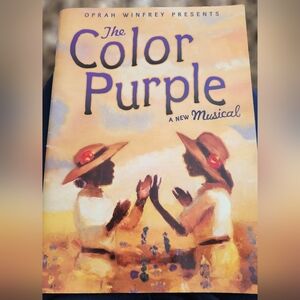 "THE COLOR PURPLE ~ A NEW MUSICAL" ORIGINAL LARGE SOUVENIR THEATRE PROGRAM 2007